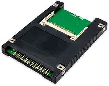 Dual Compact Flash CF to 44 Pin IDE/PATA 2.5" Adapter Enclosure, Black SD-ADA45006