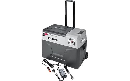 Foto von BERGER Kompressor Kühlbox B40-T 39 L │ 12V, 24V, 230V Stecker │ Elektrische Auto Kühlbox mit Rollen │Mobile Kompressorkühlbox leise & leicht │ ideal für Camping,Garten & Festival