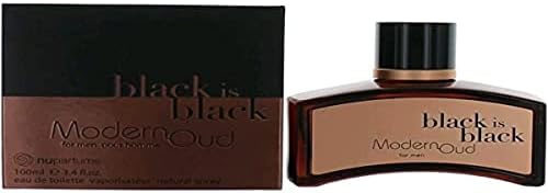 Nuparfums Group Black is Black Modern Oud Eau de Toilette, 3.4 Ounce