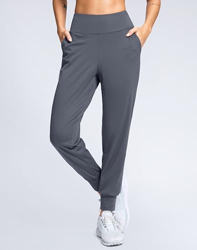 Image of SANTINY Women's Joggers Pants with Pockets Lightweight High Waisted Athletic Gym Workout Pants for Women Yoga Travel