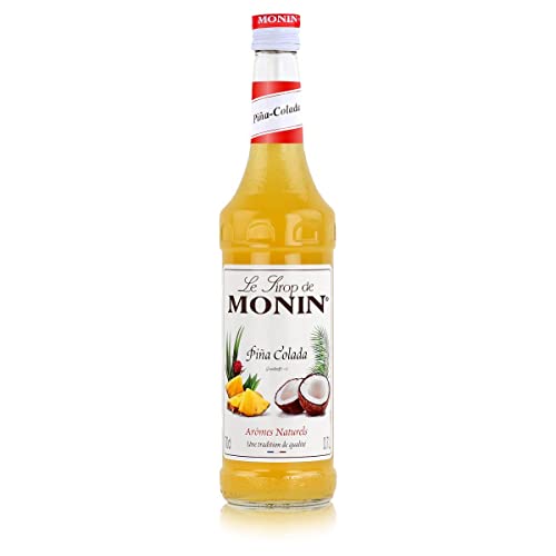 Monin Sirup Pina Colada (1 x 0,7l) - für Cocktails, Kaffee und Desserts - tropischer Genuss - intensiver Geschmack