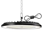 1 Pack 200W UFO LED High Bay Light 30000LM, 6000K Super Bright Workshop Lighting, IP65 Waterproof LED Garage Industrial Lights, Commercial Bay Lighting for Workshop, Warehouse, Garage, Factory