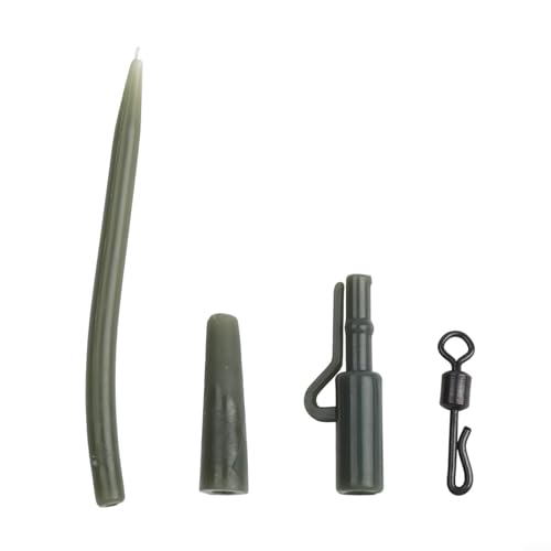 Kit completo de pesca de carpas con 120 piezas esenciales y diseño fácil de usar para técnicas de pesca efectivas en agua dulce (verde)