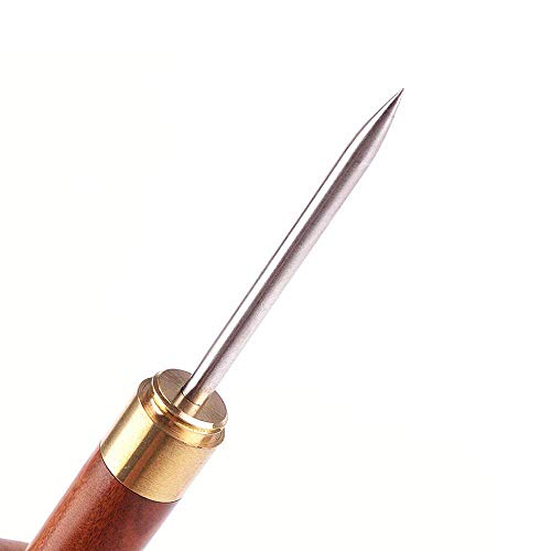 comboss Ice Pick 6.7" Ultra Sharp Stainless Steel with Safety Cover,Wood Handle (Red Sandal Wood) - Thumbnail 6