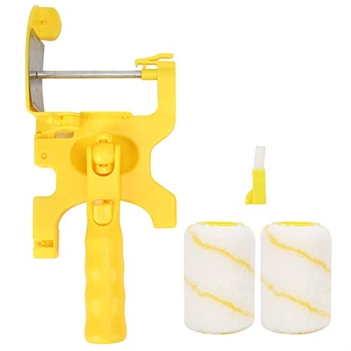TAKESH Paint Edger Roller, Durable Paint Roller, Four?Wheel Simple Color Separation for Painting Trimming DIY