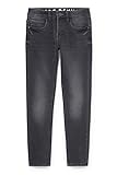 dunkelgraue jeans Im Normalwaschgang bei 40° waschen, Nicht bleichen, Im Trockner trocknen bei niedriger Temperatur, Bügeln bei max. 150° (Stufe 2), Nicht chemisch reinigen