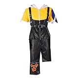 AGLAYOUPIN Anime Tidus Cosplay Mens Costume Vest Pants Full Set