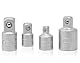CCLIFE Stecknussadapter Adapter Satz 4tlg Stecknuss-Adapter für Ratschen 1/2 auf 3/8, 3/8 auf 1/4 für Knarren Nuss Steckschlüsseln