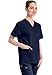 Dickies Unisex V-Neck Scrub Top, Navy, X-Large