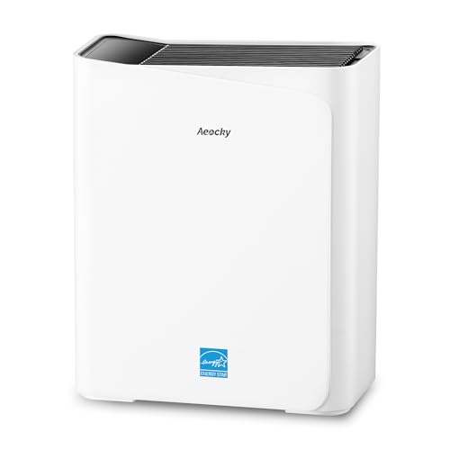 2300 ft² Air Purifiers with 240 CADR in Turbo Mode, AEOCKY Proprietary YearChange Filter, with Multi-Effect Filter, Washable Pre-Filter, Scent Capsule, Air Quality Monitor, for Home Large Room Pets