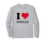 I Love Noelia Long Sleeve T-Shirt