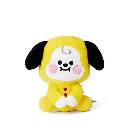 BT21 Baby Series Collection CHIMMY Character Cute Plush Toy Figure Stuffed Animal Doll, 4.7 Inch, Yellow