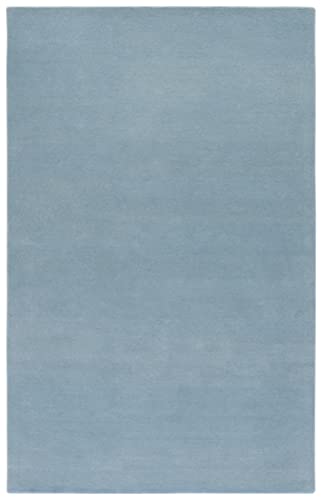 Tapete SAFAVIEH 6 ft x 9 ft azul de lana hecho a mano miniatura 3