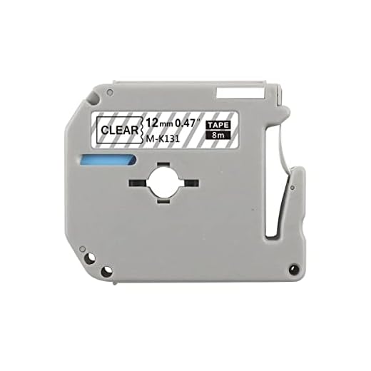 Fita Rotulador Brother PT-65 PT-70 PT-80 PT-85 PT-70Bm Compatível Etiquetador mk131 M-231 MK-231 MK231 12mm