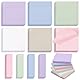 XIMISHOP 1000 Stück Bunte Haftnotizen, 76 * 76mm Selbstklebende Klebezettel Mit Super Sticky Notes Farbige Notizblöcke Markieren Notizzettel Büroartikel Sticky Notes Zettel Für Hause Büro Studie