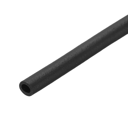 QUARKZMAN Tubo de espuma para aislamiento de tuberías 1/6' DI, cubierta EPDM 1/4' DE, rollo de 4,9 pies de largo - Aislamiento contra congelación y calor para soportes de guitarra/unidades