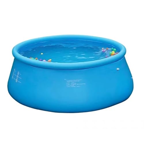 Piscinas Desmontables, 118 Pulgadas X 43 Pulgadas (Aprox. 300 Cm X 110 Cm) Redondo Inflable Suelo Piscina, Espesar Grande Plegable Simple Piscina Inflable Aplicable A Exterior Jardín Patio