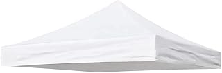 apofly Gazebo Covers Replacement 3x3m Waterproof Gazebo Top Cover Replacement Canopy Top 420D Oxford Cloth Tent Top Cover for Pop-Up Canopy Tent (Top Only) White