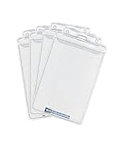Small 3 1/2x5 3/4 Ticket Badge ID Holder - Pack of Four