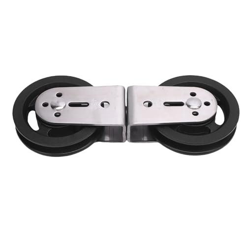 Double poulies pour machine à câble silencieuse contre les grincements