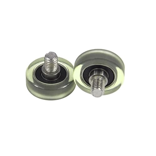 Roulement caoutchouté PU62522-7C2L8M6 haute résistance filetée - 2