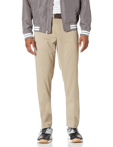 Amazon Essentials Men's Slim-Fit Stretch Golf Pant, Khaki Brown, 36W x 30L