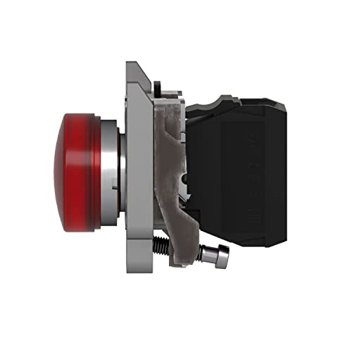 Schneider Electric Spia XB4BVG3, Led Universale, Foro 22Mm, Montaggio A Pannello,, IP66, IP67, IP69(IP69K) Harmony XB4 - 3