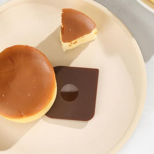 Image of Brown Pan Scrapers,Dish Scraper for Cast Iron,Cast Iron Cleaner Scraper Food Scraper,Non Scratch for Pot Cleaning Scraper,Scraper Scrubber for Cleaning Grease,Kitchen Scrapper Dish Scouring Pads