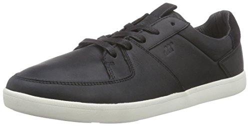 Boxfresh CLADD ICN Lea BLK, Low-Top para Hombre, Negro-Negro, 46 EU