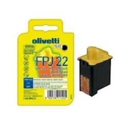 Colore consumabile nero Olivetti B0042 Testina di Stampa FPJ 22, Nero
