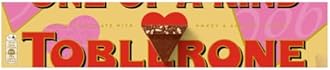 Toblerone Milk Chocolate Large Bar, Swiss Milk Chocolate with Honey & Almond Nougat, 360 g (Pack of 1)