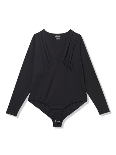 Image of City Chic Women's Plus Size Amelila Pleat Bodysuit