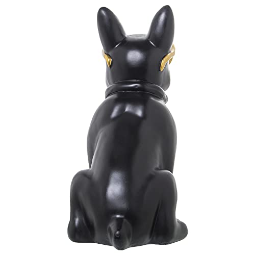 Figurine bouledogue résine lunettes idée cadeau déco créative originale - 4