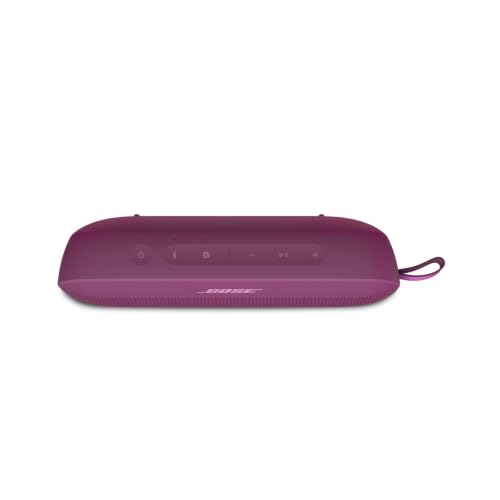 Image of Bose SoundLink Flex Bluetooth Speaker (2nd Gen) - Portable Outdoor Speaker with Hi-Fi Audio, Waterproof and Dustproof, USB-C, Up to 12 Hours Battery Life, Rosewood Mauve - Limited Edition Color