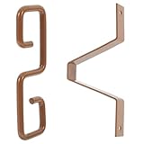 Angoily Regenkettenhaken aus Metall für Dachrinnenfallrohre Stabiler Regenkettenanker mit Klemmung Spritzschutz für Außenbereich Einfache Installation Dekorative Dachrinnenbefestigung