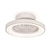 Ventilador TIBET MINI blanco led, motor DC, dimable Mantra