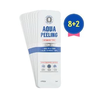 A'PIEU AQUA PEELING COTTON SWAP SET (INTENSIVE) 3 ml x 10ea