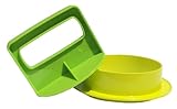 Tupperware Hamburger Press in Green Make Burger Patties