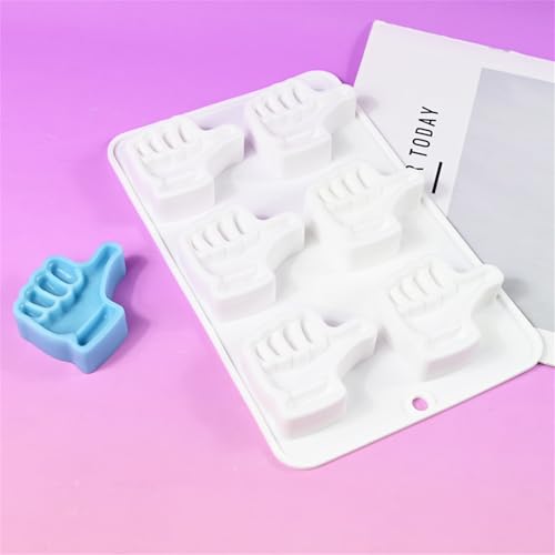 Molde de silicona para pasteles con diseño pulgar arriba miniatura 4