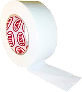 BULK HARDWARE 1 X Tank Duct Cloth Gaffa Gaffer Tape White | 50m x 50mm | Cloth Waterproof Adhesive Tape