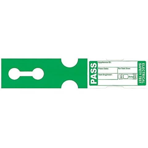 250 Tough Tag PAT Testing Labels - Passed Cover