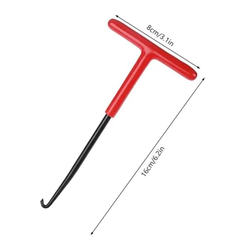 Image of Motorcycle Exhaust Spring Hooks, 2PCS Exhaust Spring Puller Tool, T Handle Exhaust Spring Hooks Snowmobile Spring Puller Removal Tool for Motorcycle