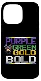 Custodia per iPhone 14 Pro Max PURPLE GREEN G. BOLD