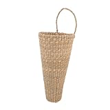 Élégance tissée à la main : Ce panier mural fleuri met en valeur des techniques de tissage à la main détaillées qui apportent une touche vintage et rehaussent le décor rustique de votre maison avec une note artistique.