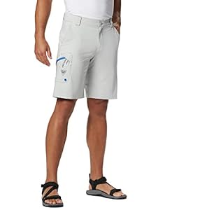 Columbia Herren Terminal Tackle Shorts, Grau/Blau, 30
