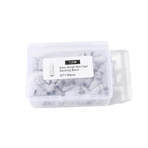 Mini forets à ongles 120 Grit pour lisser la surface sans abîmer vos ongles