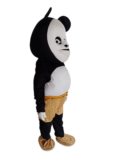 Image of BookMyCostume Panda Dragon Warrior Cartoon Movie Mascot Costume For Theme Birthday Party & Events | Adults | Full Size