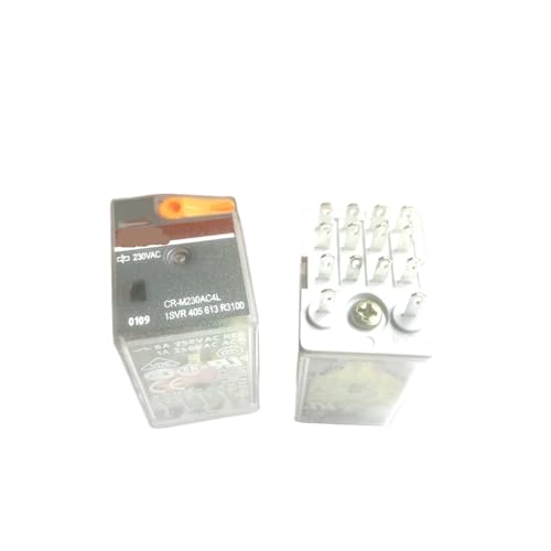 Relé 230 V CA CR-M230AC4L con indicador LED para automatización industrial