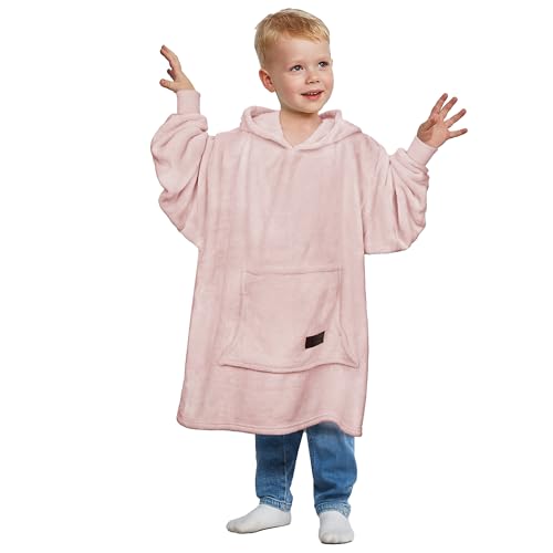Catalonia Classy Oversize Hoodie Decke Kinder mit Ärmeln, Warm...