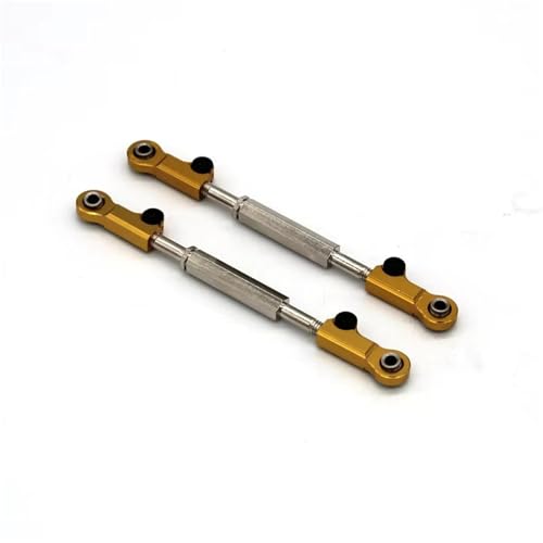 RC�����P�[�W�p�[�c Compatible With JLB 11101 21101 J3 1/10 RC�J�[ ���[�V���O�p ���^���A�b�v�O���[�h�A�N�Z�T���[ �t�����g���A ���j�o�[�T���Œ�X�e�A�����O���b�h EA1018(Yellow,2PCS)